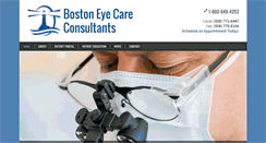 Desktop Screenshot of bostoneyecareconsultants.com